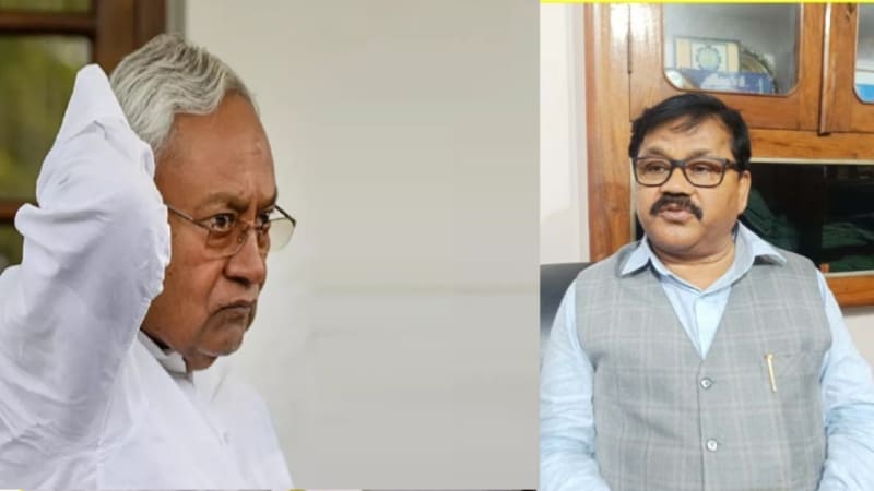 बिहार JDU को बड़ा झटका नीतीश कुमार की पार्टी से किस नेता ने इस्तीफा