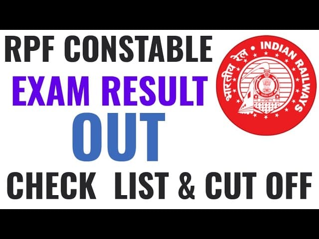 RPF Constable Result